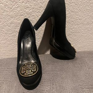 Tory burch high heels 6.5 black suede